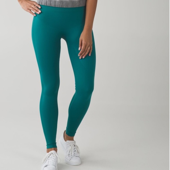Lululemon Zone In Tight Forage Teal Green Size 4 Leggings - Picture 1 of 8
